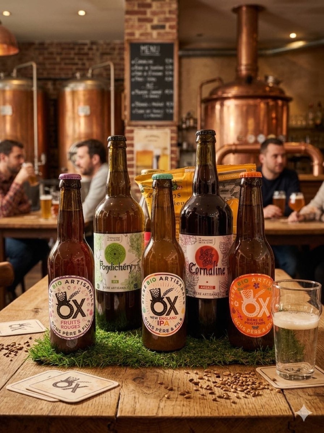 Bières artisanales OX et Brasserie de la Juine