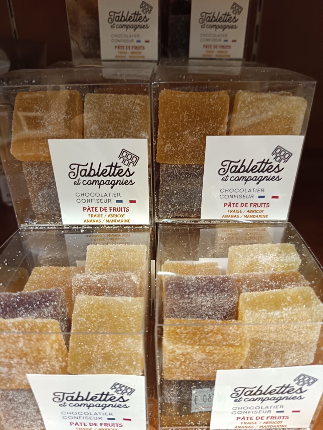 Pâtes de fruits Tablettes et compagnies